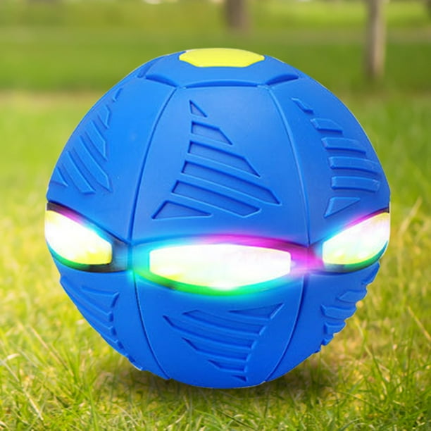 Pelota De Entrenamiento Bolas de juguete para mascotas automáticas Bola de entrenamiento de perros interesante para jugar con mascotas (6 luces azules) Wdftyju Libre de BPA