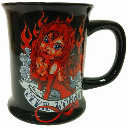 

Big Pete s Tattoo Art Devil Woman Mug