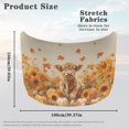thumbnail image 7 of Uorisanigo Car Hood Cover, Waterproof Hood Covers for Cars, Cute Baby Highland Cow Hoods Wrap Blanket for Most Sedans Small SUV Truck, Women Men Auto Exterior Accessories, 7 of 7