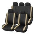 thumbnail image 1 of Maidao Car Seat Covers for Mercedes-Benz for GL320 2007-2016 5 Seats Compatible Airbag Leather Waterproof Front Rear Cushion Protector Full Set Beige, 1 of 8