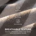 thumbnail image 3 of Unique Bargains 13 x 13 Inches Striped Cotton Showering Bathroom Washcloths Grey 6pk, 3 of 6