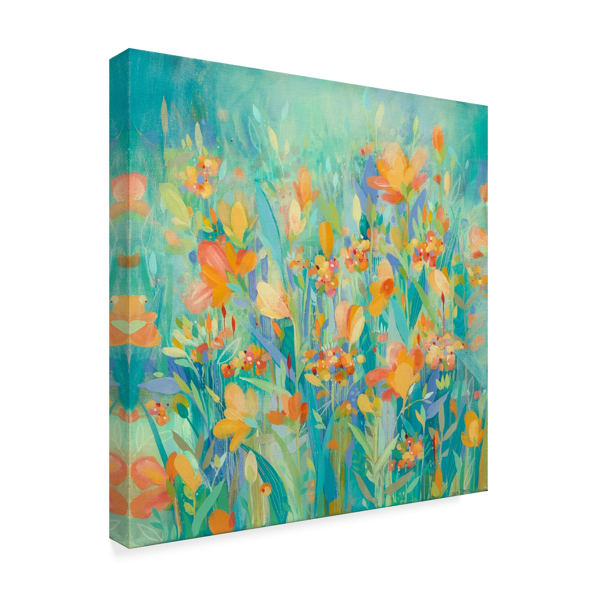 Trademark Fine Art 'How Does Your Garden Grow' Canvas Art by Sue Davis