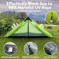thumbnail image 4 of Carpa de camping LanShan ultraligera para 3 estaciones, 1/2 personas, verde, 4 of 8