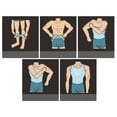 thumbnail image 3 of Men´s Slimming Body Shaper Waist Trainer Vest Gym Tops Belly Compression T-Shirt, 3 of 4