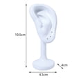 thumbnail image 3 of Earring Display Stands Human Ear Model Holder Soft Silicone Base Stand Organizer, 3 of 7