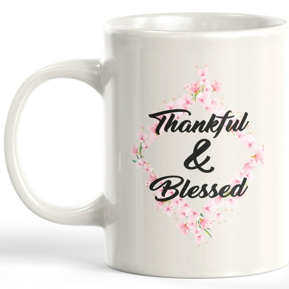 Designs ByLITA Thankful & Blessed 11oz Coffee Mug