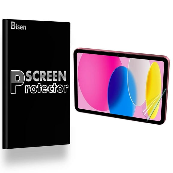 Fit For iPad 10.9 (10th Gen, 2022) [3-Pack BISEN] Ultra Clear Screen Protector, Anti-Scratch, Anti-Shock