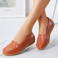 thumbnail image 2 of Sngxgn Flat Shoes Women Comfortable Slip on Women's Flats(Orange,41), 2 of 7