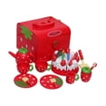 thumbnail image 4 of Juego de fiesta de té para niños con bandeja de postres, tetera, juego de té de , pastel de cumpleaños y juego de fiesta de té, 4 of 9