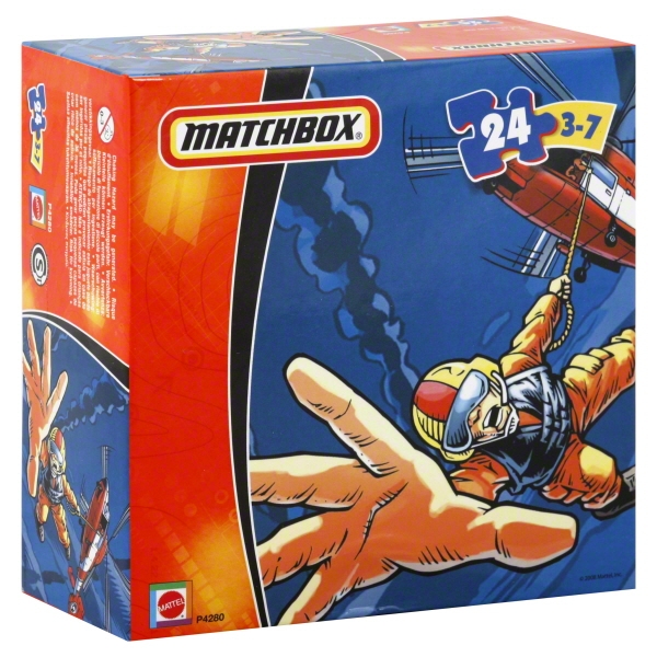Matchbox 24 Piece Puzzle Pilot Rescue
