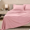 thumbnail image 2 of Juego de Sábanas de Vellón Acogedor Bare Home Vellón Polar Extra Suave Tamaño Twin Rosa Claro, 2 of 8