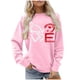 thumbnail image 2 of RKSTN Valentine's Day Sweatshirts for Women Oversized Crewneck Valentines Heart Graphic Print Sweatshirt Womens Casual Plus Size Round Neck Loose Comfy Sweatshirt Fall Spring Clothes Valentine Gift, 2 of 6