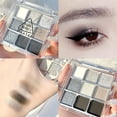 thumbnail image 2 of Paleta de sombras de ojos HUOGUO Dark Punk Smoky 9 colores, 2 of 5