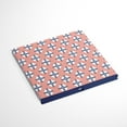 thumbnail image 6 of Bacati - Tribal Olivia Coral/Navy Cotton Percale Fabric covered Storage, Large Box, 14 x 14 x 10 inches, 6 of 10