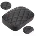 thumbnail image 3 of Motorcycle Rear Passenger Pillion Pad Rectangular Pillion Passenger Pad Seat 8Suction Cups For Harley 883 1200 Choppers Dyna, 3 of 5