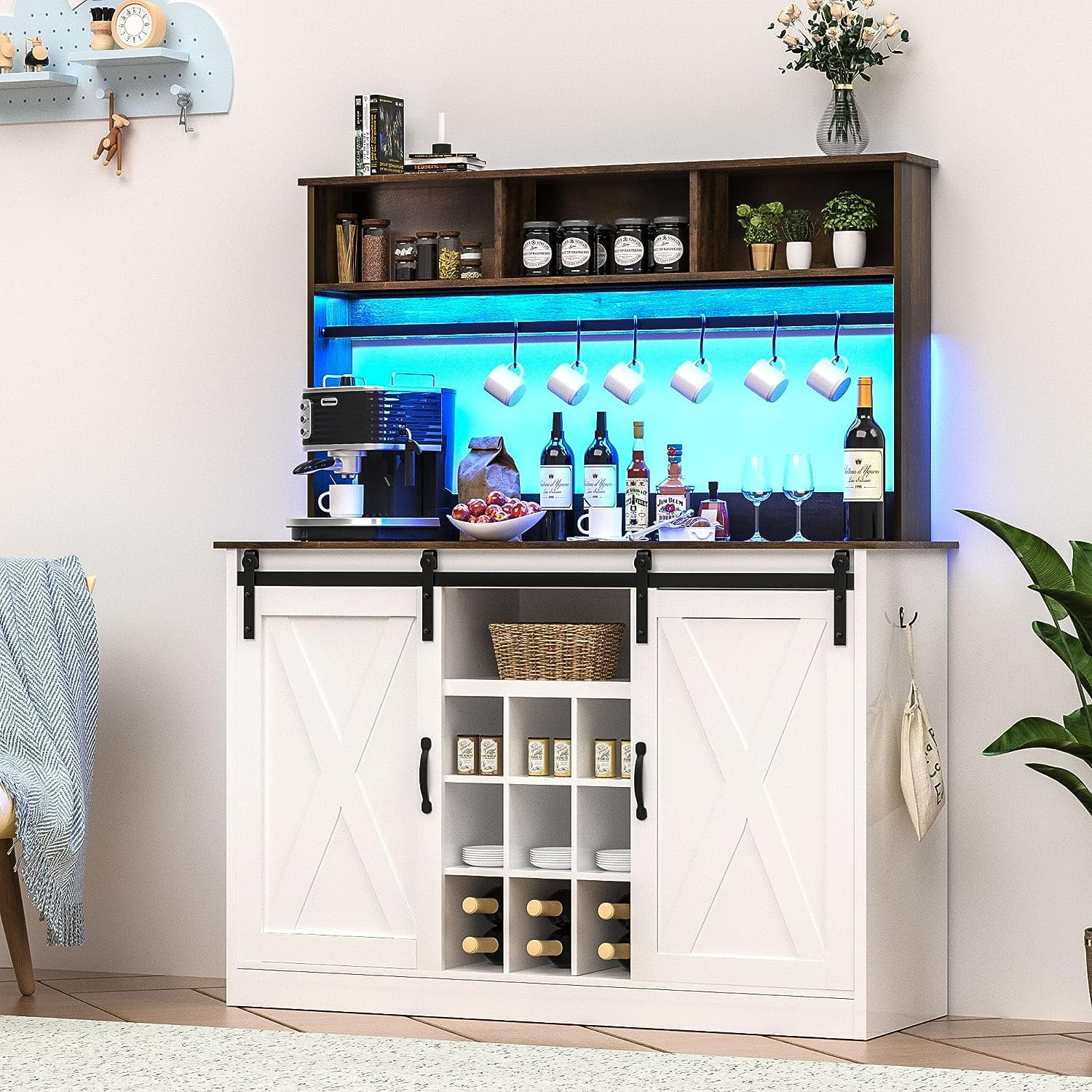 Coffee wine clearance bar furniture