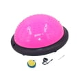 thumbnail image 3 of Pelota de equilibrio para entrenamiento de equilibrio con bomba de aire para desarrollar todo el cuerpo Rosa, 3 of 8