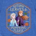 thumbnail image 3 of Frozen - Autumn Leaves and Pumpkins Please  - Toddler And Youth Short Sleeve Graphic T-Shirt, 3 of 5