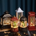 thumbnail image 3 of Baohd Boule de Neige Musicale Envoûtante de Noël, Décoration de Bureau, Figurines d'Étagères Rouges 25x10.5x10.5cm, 3 of 6
