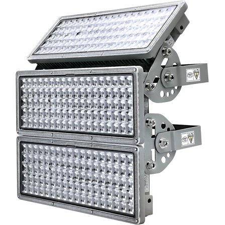 Kekeou 300W Stadium Lights, 42000LM,  IP67 Waterproof parking light, 3 Adjustable Heads for Sports Fields