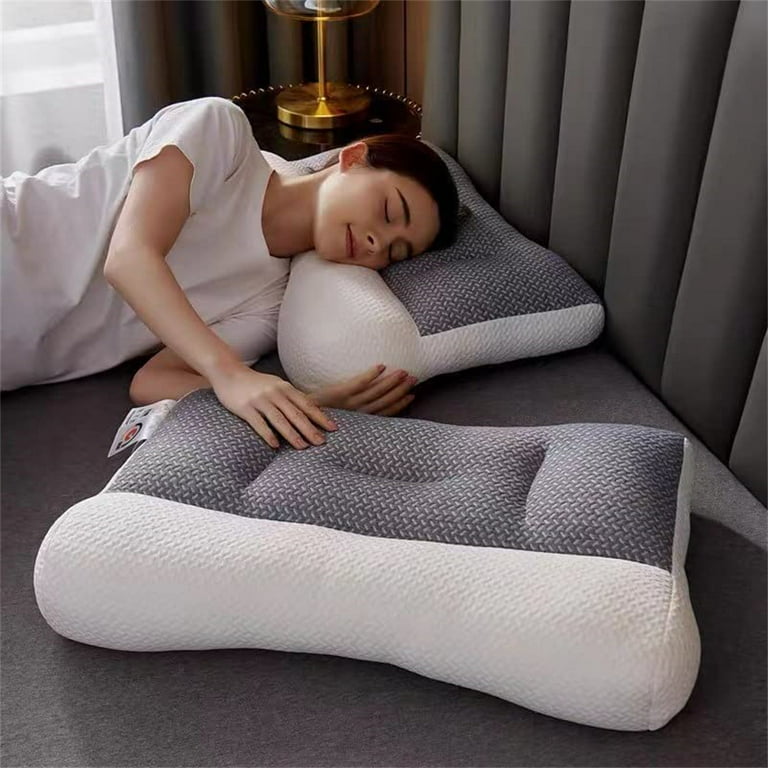 Cushion Lab Deep Sleep Pillow, Patented Ergonomic Contour Design