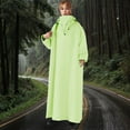 thumbnail image 2 of SHIXIAOO Imperméable Unisexe pour Activités Extérieures Cyclisme Camping Randonnée avec Design Extra Long Épais et Capuche Réglable Vestes Grande Taille pour Femmes Vestes Coupe-Vent pour Femmes, 2 of 6