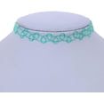 thumbnail image 4 of 12 Pcs/ Pack Collier Ras du Cou Tatouage Extensible Noir Rétro Henné Élastique Boho Années 90 Gothique, 4 of 5