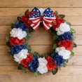 thumbnail image 6 of geerera 4th of July Patriotic Bow Clip, Red White Blue Star and Stripes Decorative Bow, Independence Day Ornaments for Wreaths, Vases, Gifts and Party Decoration, 6 of 7