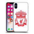 thumbnail image 1 of Head Case Designs Officially Licensed Liverpool Football Club Crest 1 White 2 Hard Back Case Compatible with Apple iPhone X / iPhone XS, 1 of 7