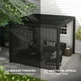 thumbnail image 4 of Mirador 111S Outdoor Pergola Aluminum Deco Wall Skyline 1/3 10' Side, Dark Grey (Not Pergola), 4 of 6