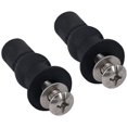 thumbnail image 3 of 2 Pieces Toilet Seat Fixings Hinges Blind Hinges Fixing Hole Stretch Rubber Screws Fits All Toilets (14mm), 3 of 4