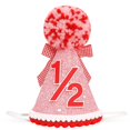 thumbnail image 1 of Gorro de cumpleaños CZFSWT 1/2 para niña de fiesta de cumpleaños de 6 meses, 1 of 7