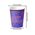 thumbnail image 5 of Spider Web Theme Birthday Party Paper Plates 7 Inch Disposable Tableware for Hero Celebration Halloween 10 Count, 5 of 8