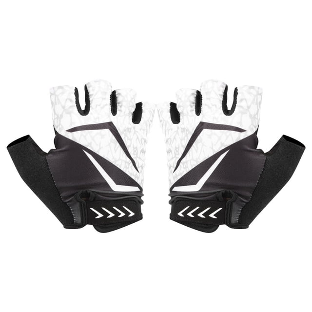 Guantes de ciclismo de montaña de verano de color blanco y XXL, con diseño de medio dedo para disfrutar del ciclismo al aire libre