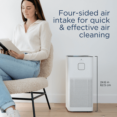 Medify Air - Medify MA-50 1,100 Sq. Ft. Portable Air Purifier with True HEPA H13 Filter - White