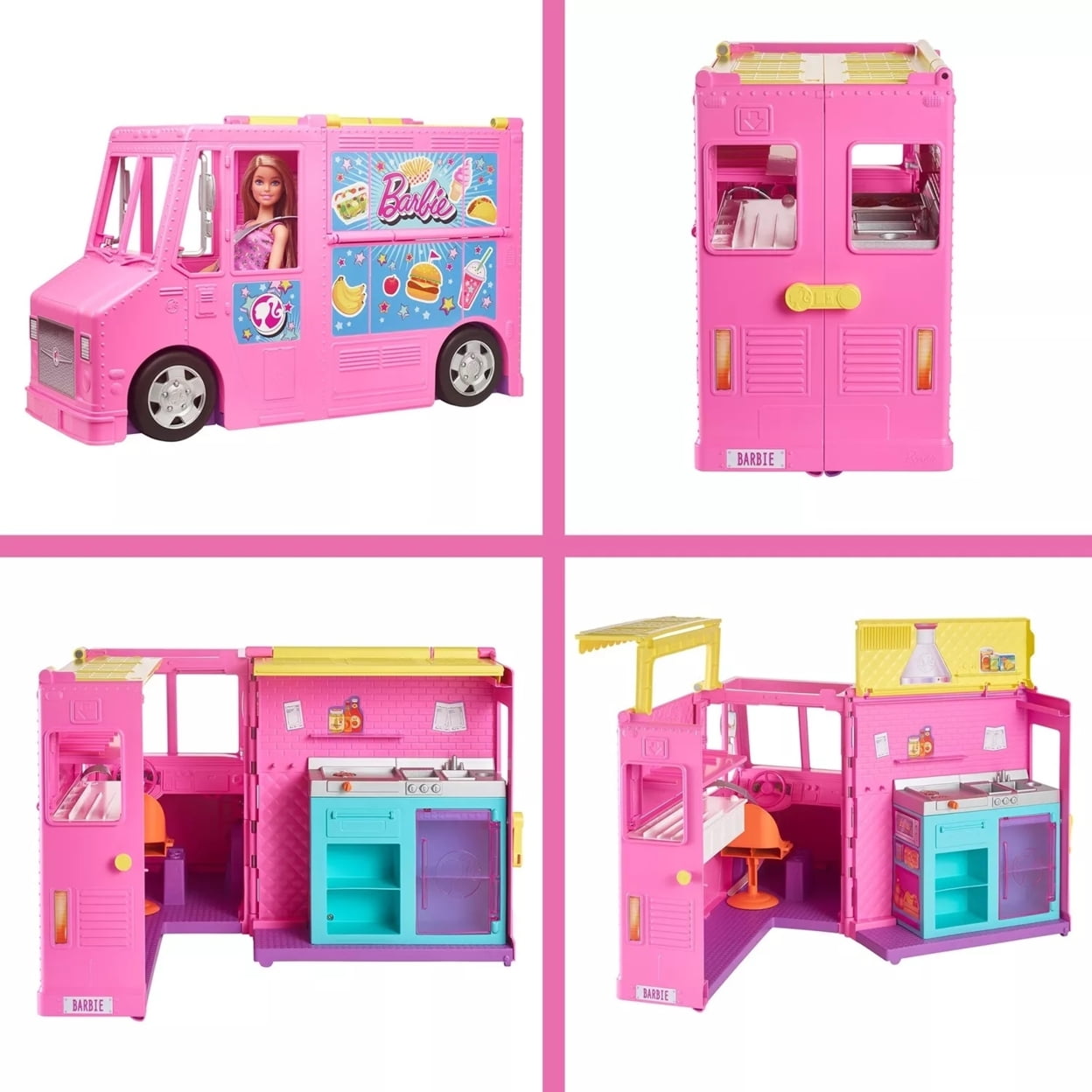 Barbie food 2025 truck juguete