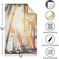 thumbnail image 5 of Summer Beach Surfboards Tea Towels 4 Pack Coconut Trees Kitchen Dish Cloth with Hanging Loop, 18"x28" Lint-Free Absorbent Towel for Kitchen Drying Wiping and Cleaning, 5 of 7