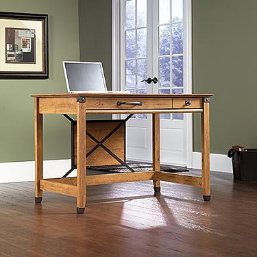 Sauder Registry Row Writing Desk Amber Walmart Com Walmart Com