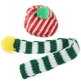 thumbnail image 2 of Kit De Bufanda Para Mascotas Fácil De Usar Juego De Gorro De Punto Para Perro Fácil De Limpiar Felpa + Bola De Pelo Con Bola De Felpa Para Perros Pequeños Medianos Y ANGGREK Otros, 2 of 8