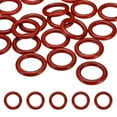thumbnail image 1 of Unique Bargains 50mm Natural Wooden Rings, 30 Pack Wood Ring Round Linking Rings Wood Loop Circle for Craft, Red, 1 of 8
