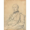 thumbnail image 3 of Théodore Chassériau 19x24 Black Modern Framed Museum Art Print Titled - Victor-Auguste De Saint-Remy (C. 1850), 3 of 5