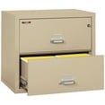 thumbnail image 2 of Fireking 2 Drawer 31" wide Classic Lateral fireproof File Cabinet-Parchment, 2 of 3