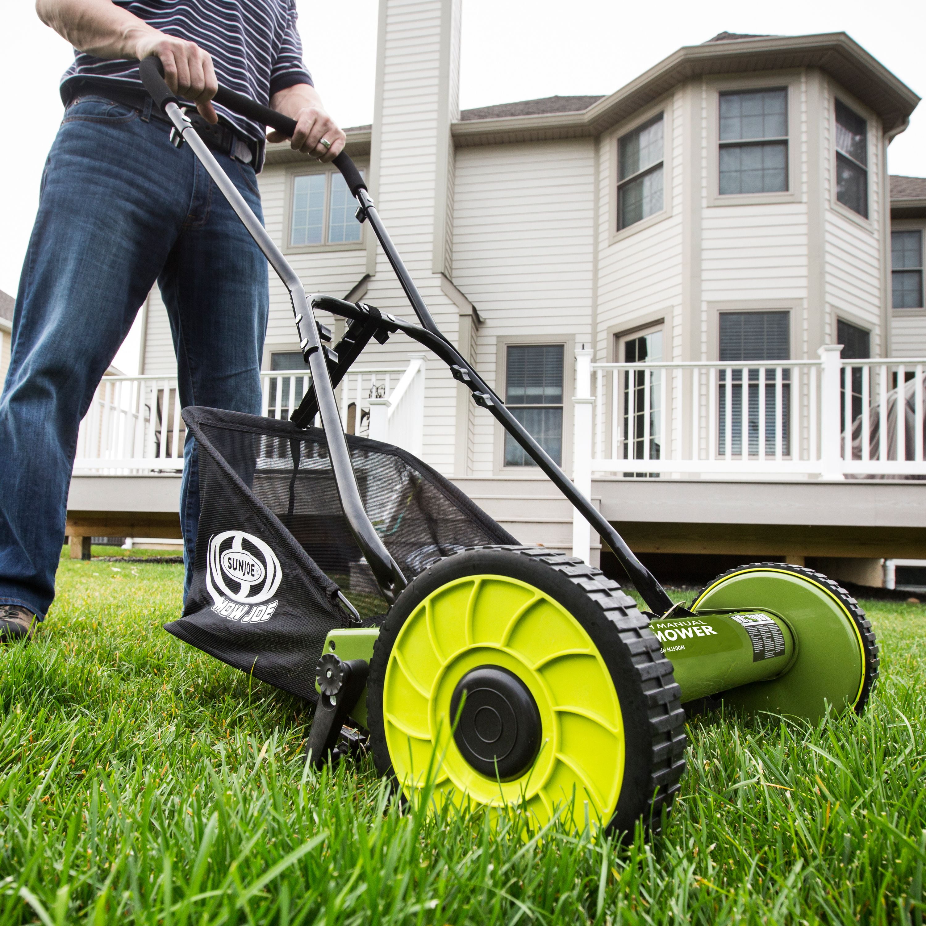 Sun joe manual mower deals