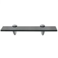 thumbnail image 3 of vidaXL Wall Shelf Floating Display Shelf with Clip Brackets Tempered Glass, 3 of 5
