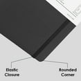 thumbnail image 5 of myPAPERCLIP Executive Series Notebook, Soft Cover, A5 (5.83" x 8.27"), Plain, Black, 5 of 7