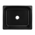 thumbnail image 1 of Drop In Kitchen Sink, 325 X 265 X 65mm 304 Stainless Steel Square Sink with Efficient Drainage, 40mm Outlet, Scratch Resistant RV Bathroom Kitchen Sink, 1 of 7