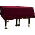 thumbnail image 1 of ORUYROP Housse de Piano à Queue Universelle Classique, Rouge, Taille : 180cm/70.8 Pouces, 1 of 3