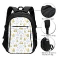 thumbnail image 3 of Vsdgher Green Blue Avocado Print Travel Laptop Backpack, Laptops Backpack with USB Charging Port, Water Resistant Computer Bag Gift for Men & Women, 3 of 7