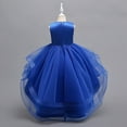 thumbnail image 5 of Girl Rose Ruffle Tutu Gown Flower Girl‘s Sleeveless Lace Princess Dresses with Long Hem Party Ball Tulle Pageant Gowns for Wedding, Birthday, Christmas - 5-12T, 5 of 5