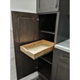 thumbnail image 2 of 17'' Width Drawer Box Kitchen Cabinet Organizer Roll Out Wood Pull Out Tray Cabinet Slide Out Shelv, pull out sliding drawer Include Ball Bearing Sliding Wood sapcer (fits RTA face fraim cabinet B21 ), 2 of 6